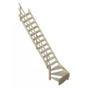 ESCALIER COTTAGE JUNIOR 1/4 TOURNANT BAS
