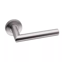 Poignée sur rosace Sydney L90°L&L Home+ inox brossé Poignée sur rosace Sydney L90°L&L Home+ inox brossé